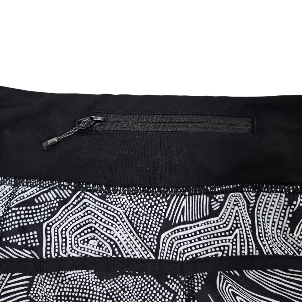 Lululemon Speed Short Dottie Tribe Black & White Shorts
